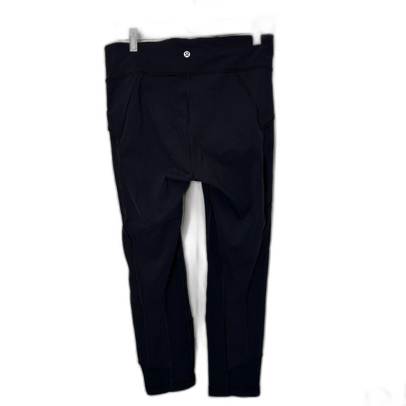 Lululemon Game Point Crop 23" Black Size 10 Full-On® Luxtreme Leggings - Picture 8 of 9